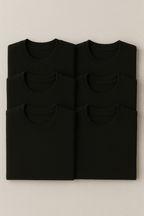 Kit com 5 Camisetas Texturizadas Malha Waffle Milano Avenna - Não amassa, não desbota e 0 transparência