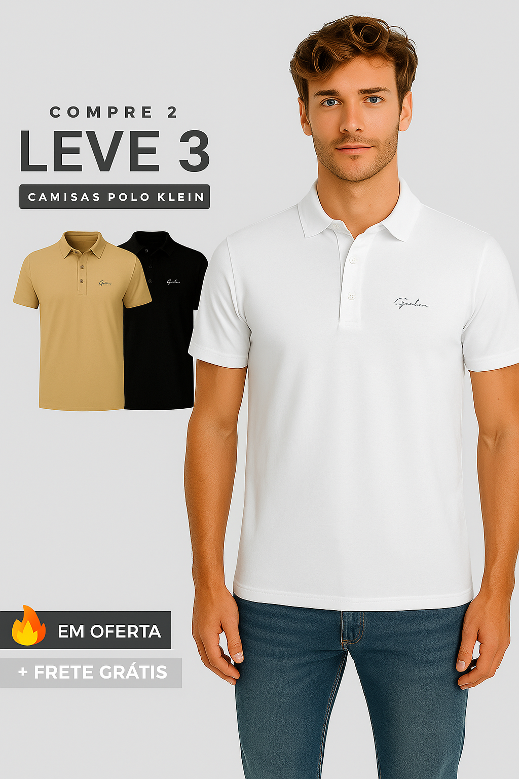|Compre 2 Leve 3| - Camisa Polo