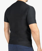 Camiseta masculina Efeito Sauna Manga Curta + Kit Elastico + Combo Barriga zero - 3 POR 1