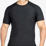 Camiseta masculina Efeito Sauna Manga Curta + Kit Elastico + Combo Barriga zero - 3 POR 1
