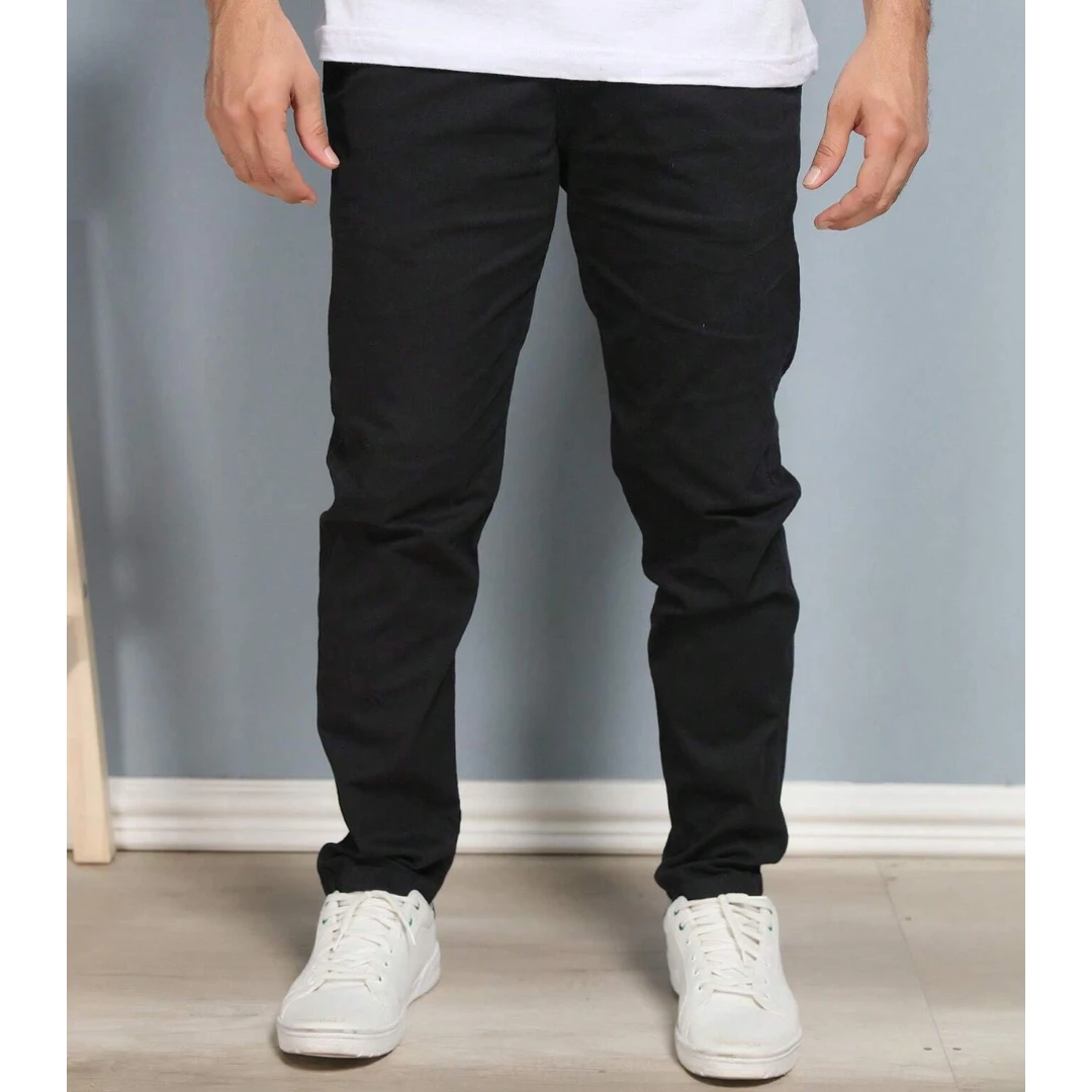 Calça  Masculina em Sarja - Kit 4 Unidades
