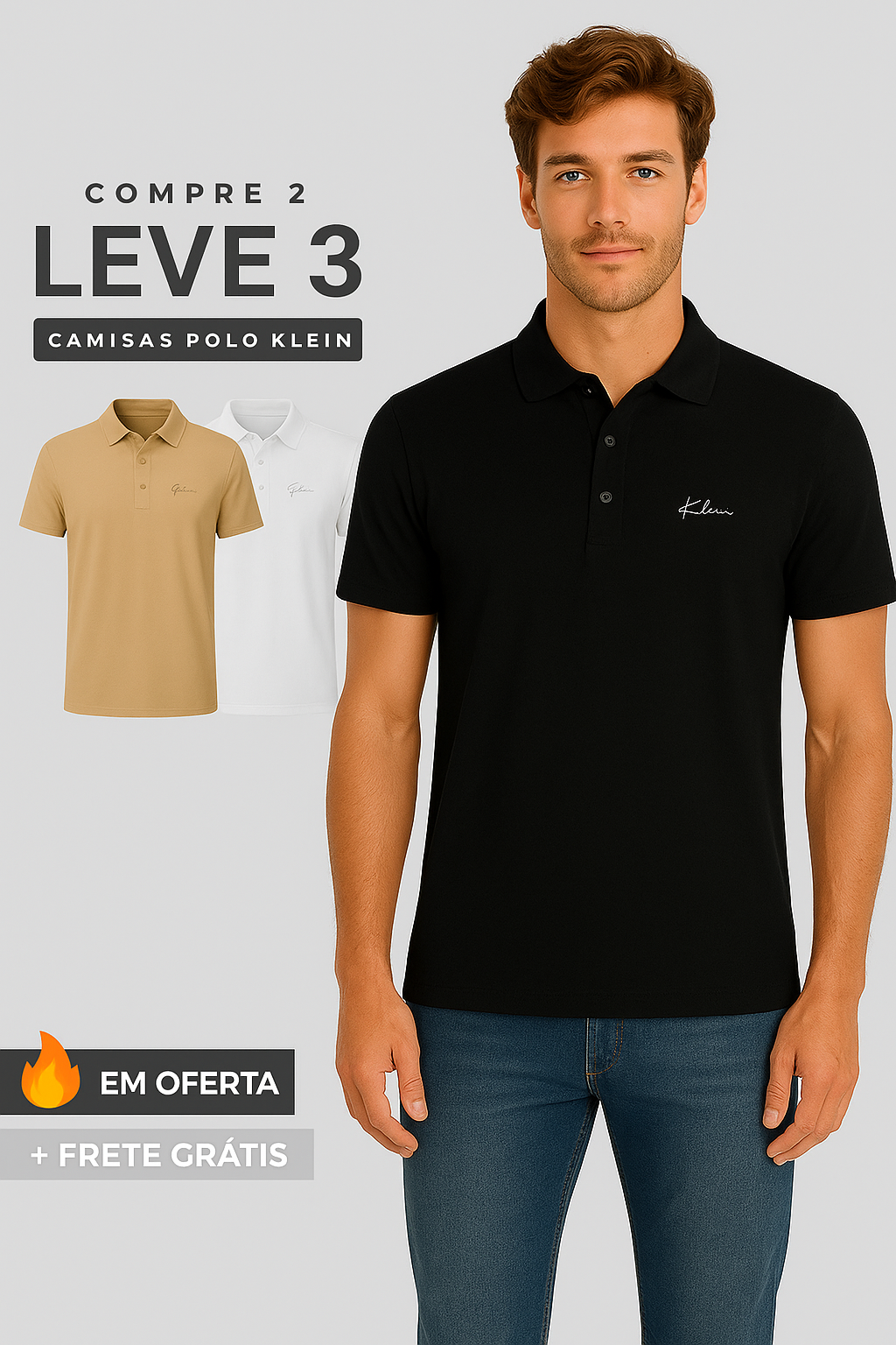 |Compre 2 Leve 3| - Camisa Polo