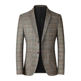 Blazer Masculino em Lã Quadriculado Montvani MV031