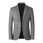 Blazer Masculino em Lã Quadriculado Montvani MV031