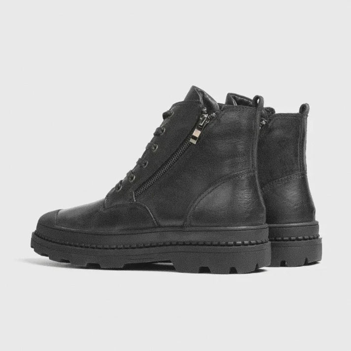 Bota Coturno em Couro Masculino Montvani MV295