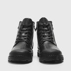 Bota Coturno em Couro Masculino Montvani MV295