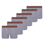 Kit 6 Cuecas Boxer Lupo Microfibra Poliamida Sem Costura Adulto Masculino