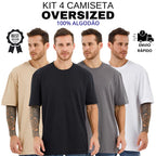 LEVE 4 PAGUE 3 Camiseta Oversized Masculina