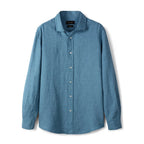 Camisa de Linho Lisa Masculina Montvani MV347