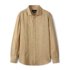 Camisa de Linho Lisa Masculina Montvani MV347