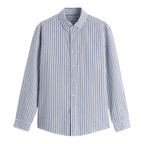 Camisa Masculina em Linho Listrada Montvani MV358