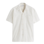 Camisa Masculina em Linho Listrada Montvani MV359