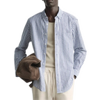 Camisa Masculina em Linho Listrada Montvani MV358