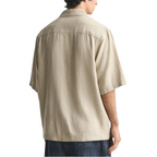 Camisa Masculina em Linho Relaxed Fit Montvani MV360