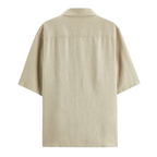 Camisa Masculina em Linho Relaxed Fit Montvani MV360
