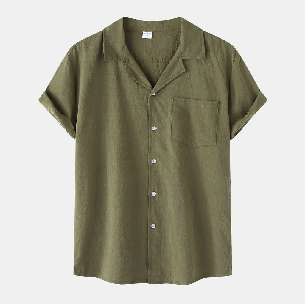Camisa Masculina em Linho Montvani MV397