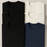 3 Pretas + Off White + Azul Marinho
