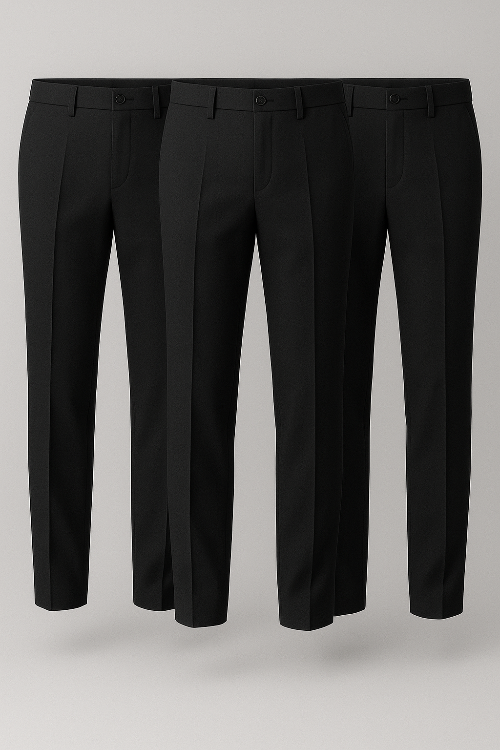 (ESQUENTA BLACK FRIDAY) Kit 3 Calças Social de Alfaiataria Masculina