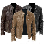 Jaqueta de Couro Masculina Ferrutini FRT187
