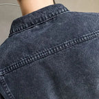 Jaqueta Jeans Masculina com Botões Ferrutini FRT151