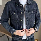 Jaqueta Jeans Masculina com Botões Ferrutini FRT151