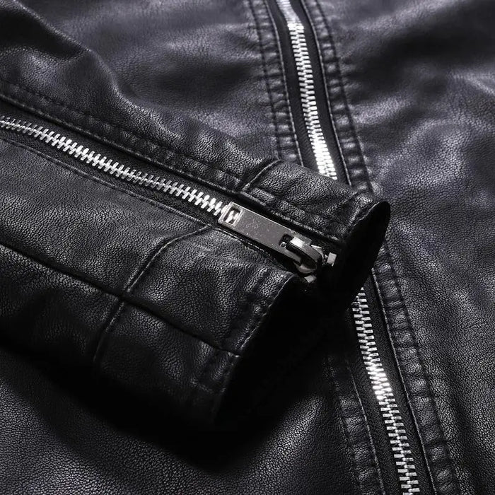 Jaqueta Masculina em Couro Ferrutini FRT209