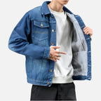 Jaqueta Masculina Jeans Acolchoado Ferrutini FRT186