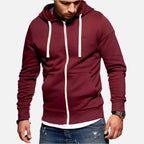 Jaqueta Moletom Masculina com Capuz e Zíper Ferrutini FRT184