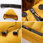 Jaqueta Puffer Masculina Capuz Forrado Ferrutini FRT206