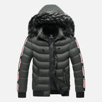 Jaqueta Puffer Masculina Capuz Forrado Ferrutini FRT206