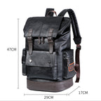 Mochila de Couro Masculina Montvani MV422