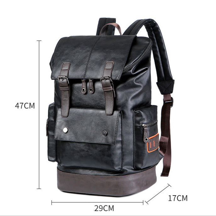 Mochila de Couro Masculina Montvani MV422