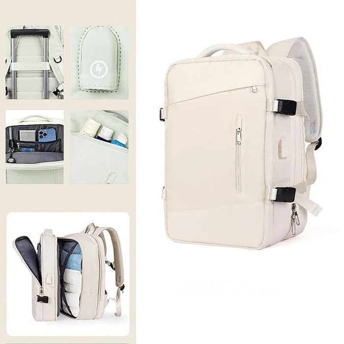 Mochila de Viagem Moderna Montvani MV425 - Confortável
