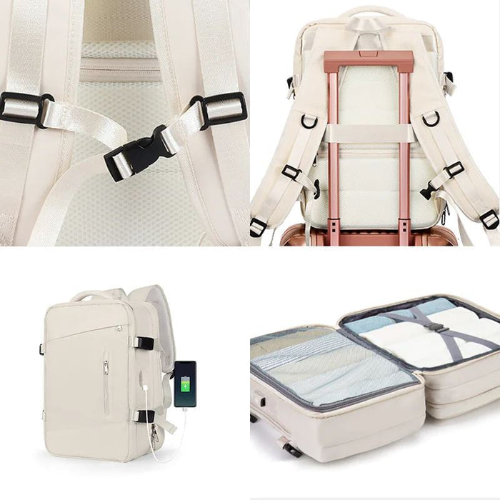 Mochila de Viagem Moderna Montvani MV425 - Confortável