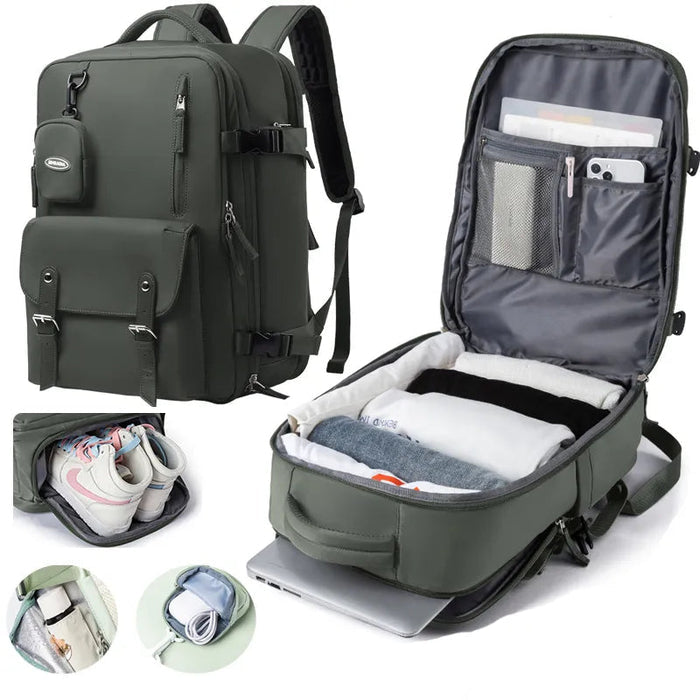 Mochila de Viagem Multicompartimentos Montvani MV413 - Impermeável