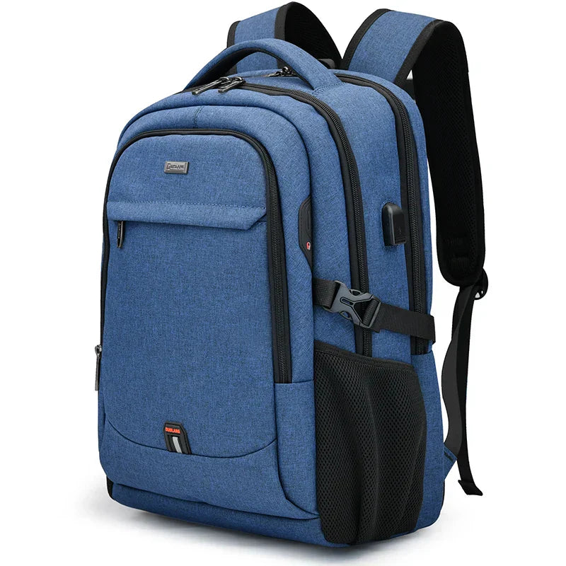 Mochila Executiva Montvani MV084 - Notebook 17'', Impermeável e Porta USB