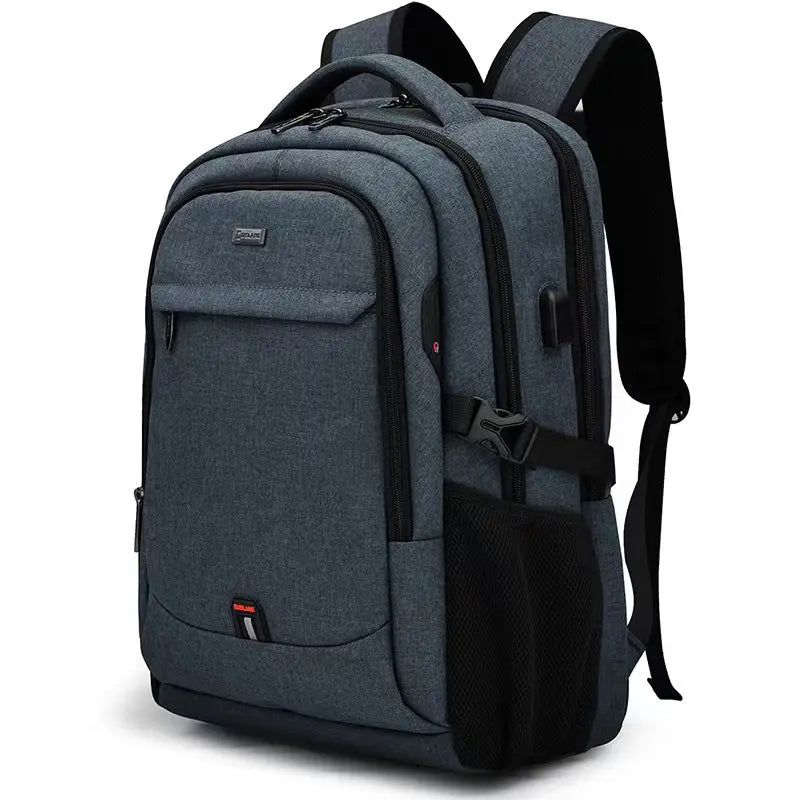 Mochila Executiva Montvani MV084 - Notebook 17'', Impermeável e Porta USB