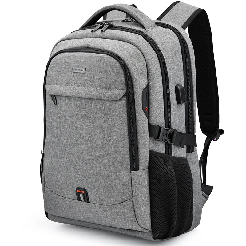 Mochila Executiva Montvani MV084 - Notebook 17'', Impermeável e Porta USB