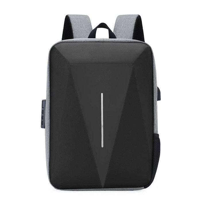 Mochila Executiva Montvani MV409 - Notebook 15`, Impermeável, Porta USB e Trava TSA