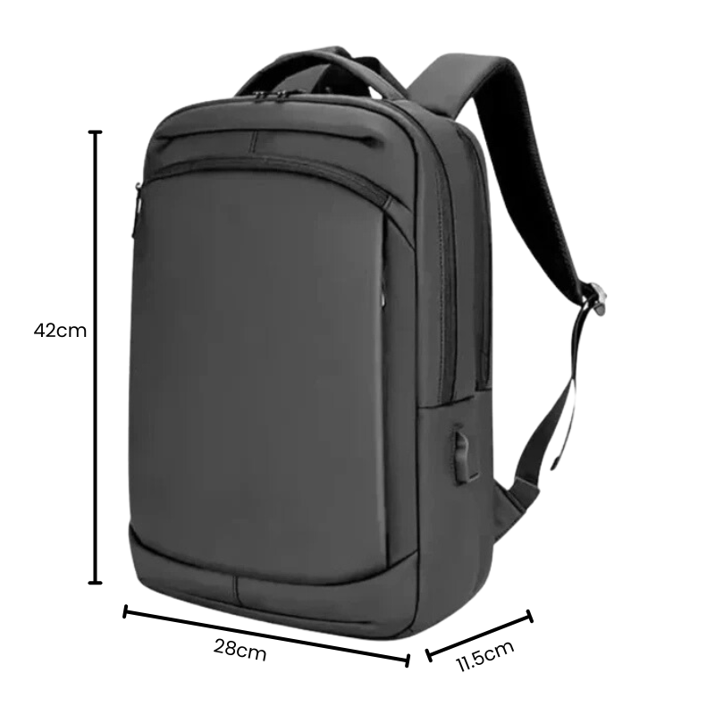 Mochila Executiva Impermeável com USB Montvani MV419 - Notebook 15,6"