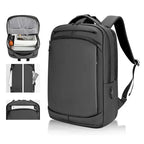 Mochila Executiva Impermeável com USB Montvani MV419 - Notebook 15,6"
