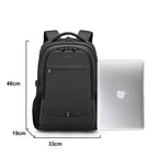 Mochila Executiva Montvani MV084 - Notebook 17'', Impermeável e Porta USB