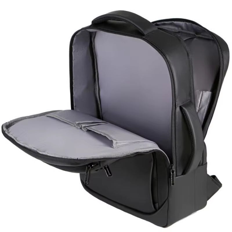 Mochila Executiva Montvani MV086 - Notebook 15`, Impermeável e Porta USB