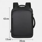 Mochila Executiva Montvani MV086 - Notebook 15`, Impermeável e Porta USB