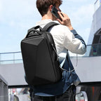 Mochila Executiva Montvani MV087 - Notebook 14`, Expansível, Impermeável e Porta USB