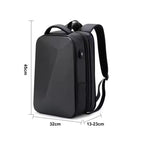 Mochila Executiva Montvani MV087 - Notebook 14`, Expansível, Impermeável e Porta USB
