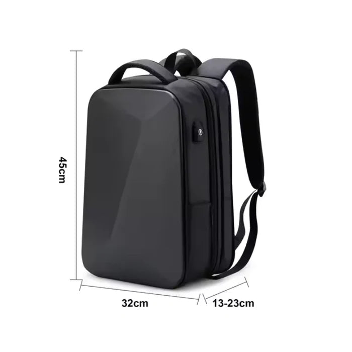 Mochila Executiva Montvani MV087 - Notebook 14`, Expansível, Impermeável e Porta USB