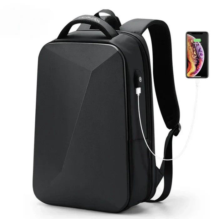 Mochila Executiva Montvani MV087 - Notebook 14`, Expansível, Impermeável e Porta USB