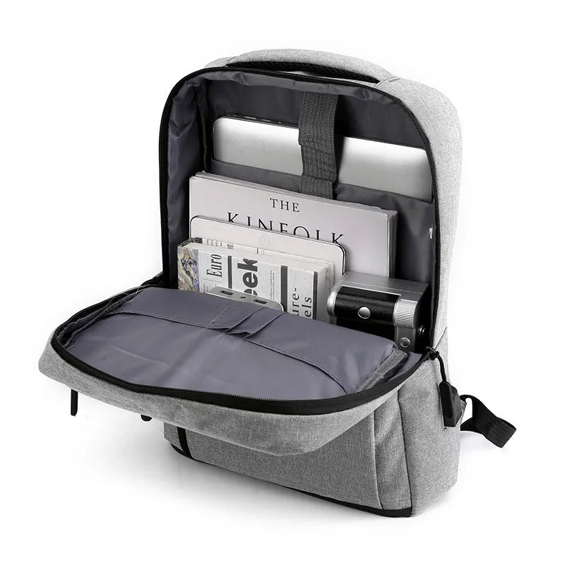 Mochila Executiva Montvani MV088  - Notebook 15`, Porta USB