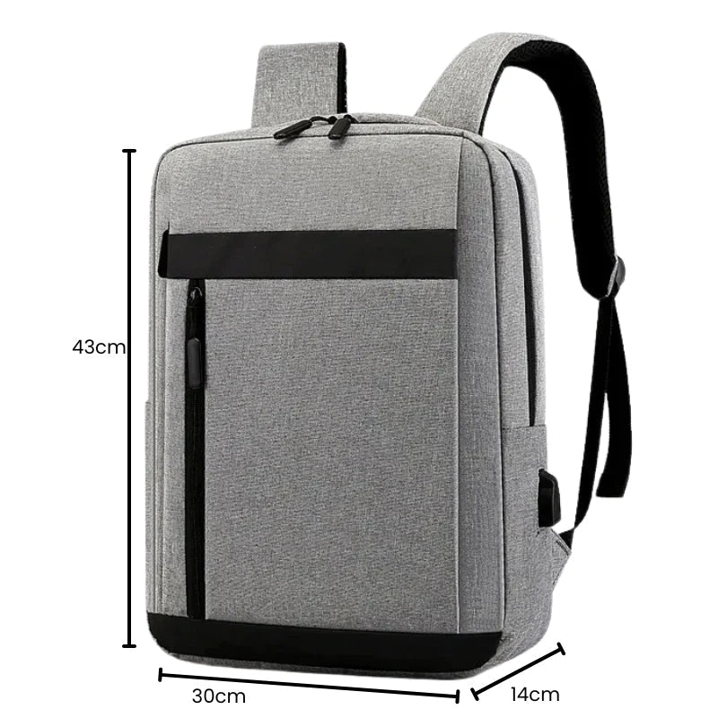 Mochila Executiva Montvani MV088  - Notebook 15`, Porta USB